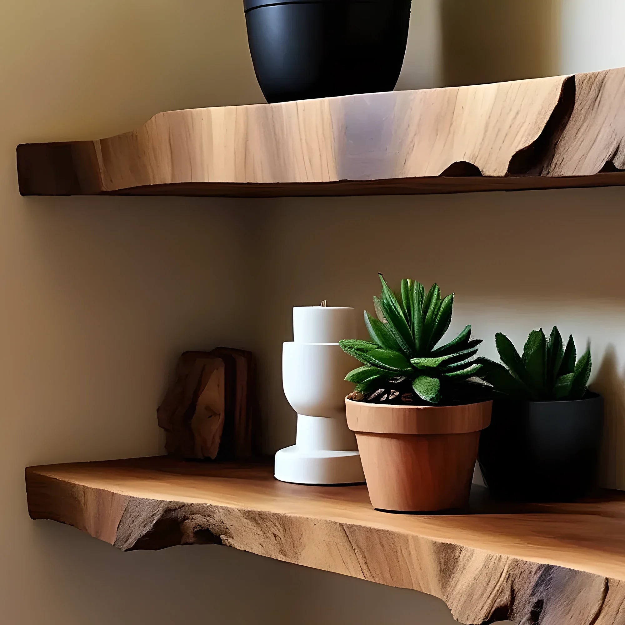 Floating shelf floating wall shelf live edge floating shelf wooden bookshelf floating shelf.