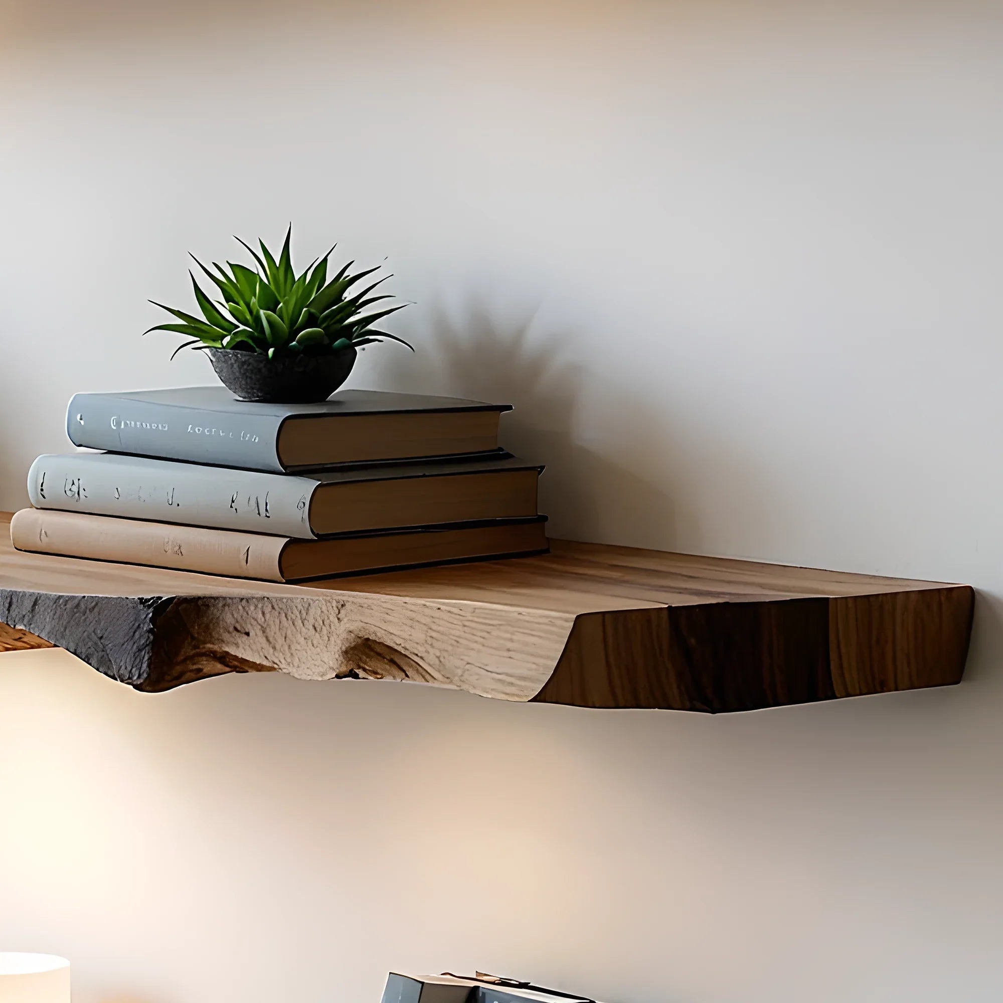 Live edge walnut corner floating shelves, Bookshelf decorations corner rustic wooden shelf wall floating shelf home decor christmas gift.