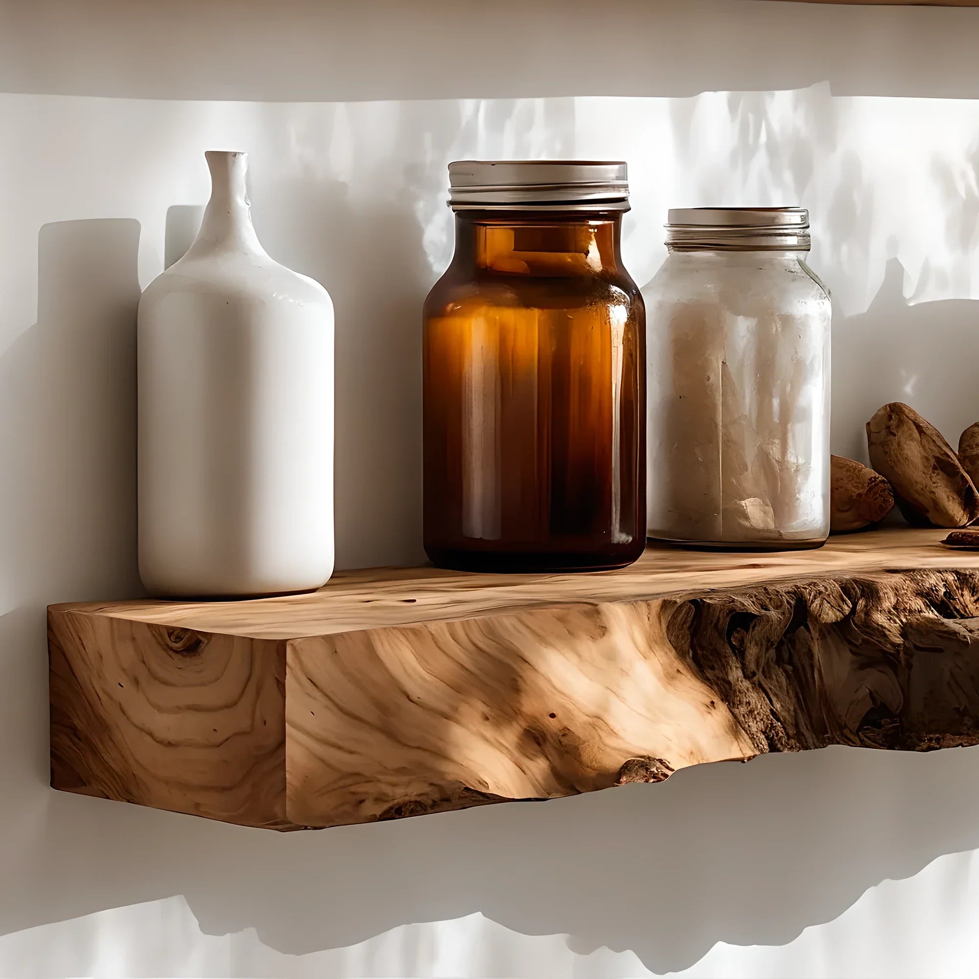 Corner shelf living next to wall rustic floating shelf living next to housewarming gift decorations