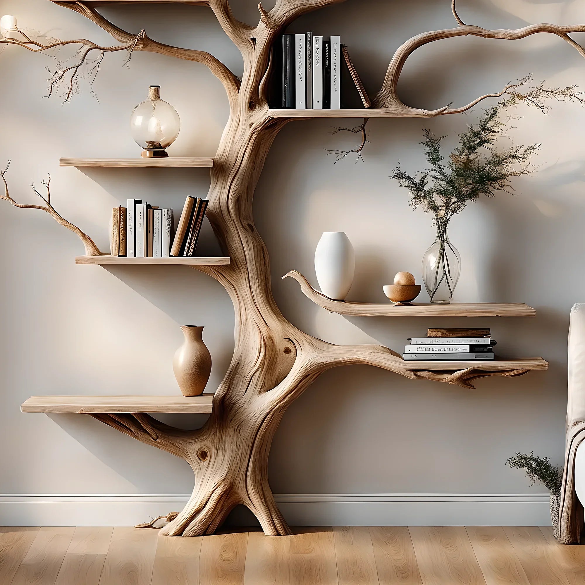 Souvenir decoration shelves, tree-shaped book shelves, home decoration book shelves.