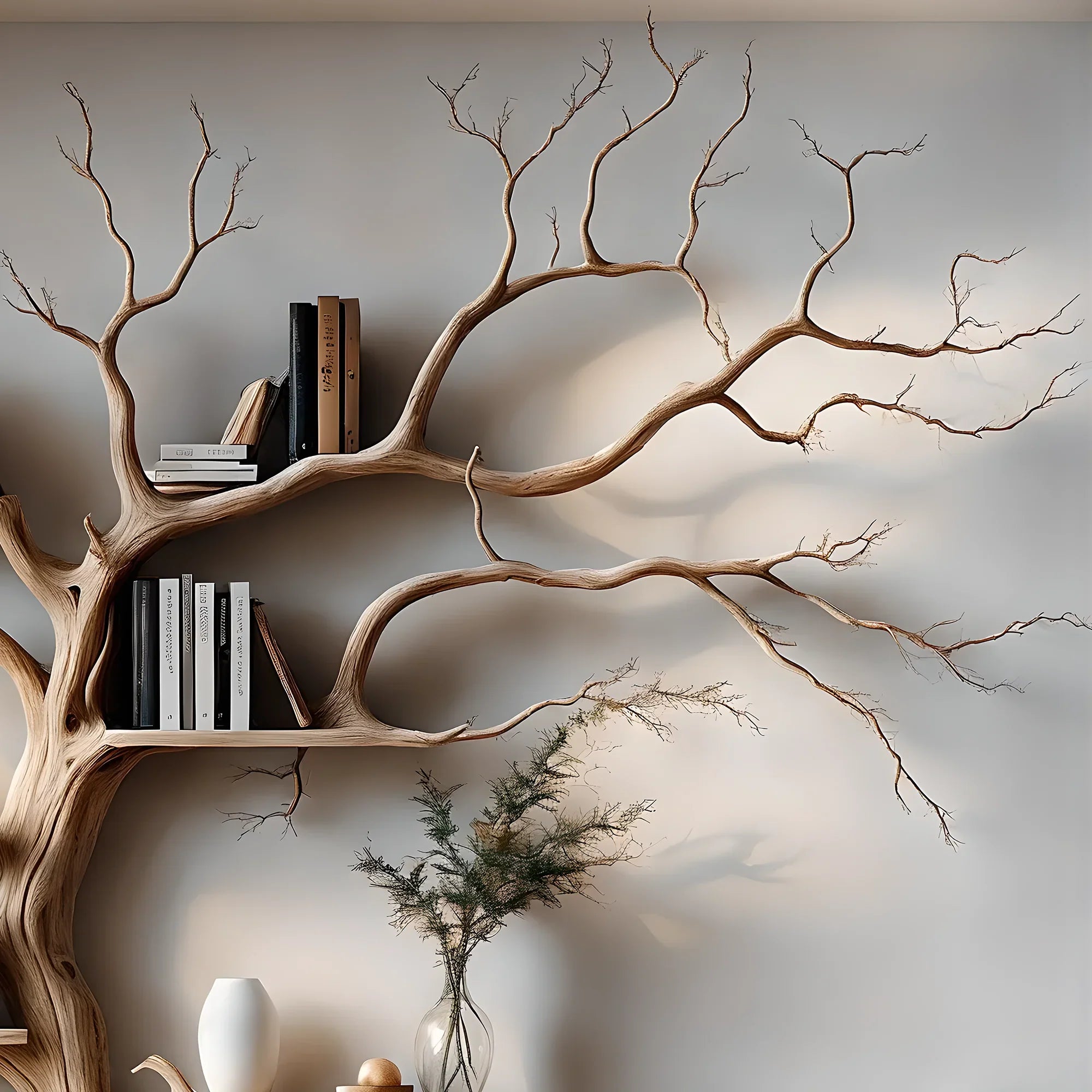 Souvenir decoration shelves, tree-shaped book shelves, home decoration book shelves.